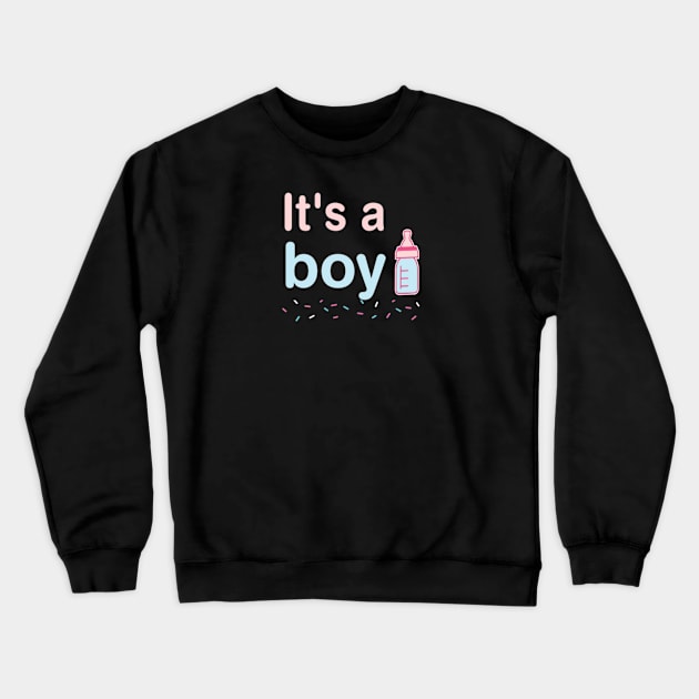 it's a boy gender reveal Crewneck Sweatshirt by Titou design